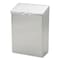 Hospeco Wall Mount Sanitary Napkin Receptacle, Stainless Steel ND-1E - alternate 2